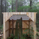 Memorial Woodshed, a piece in the Hemlock Hospice installation. Photo: David Buckley Borden